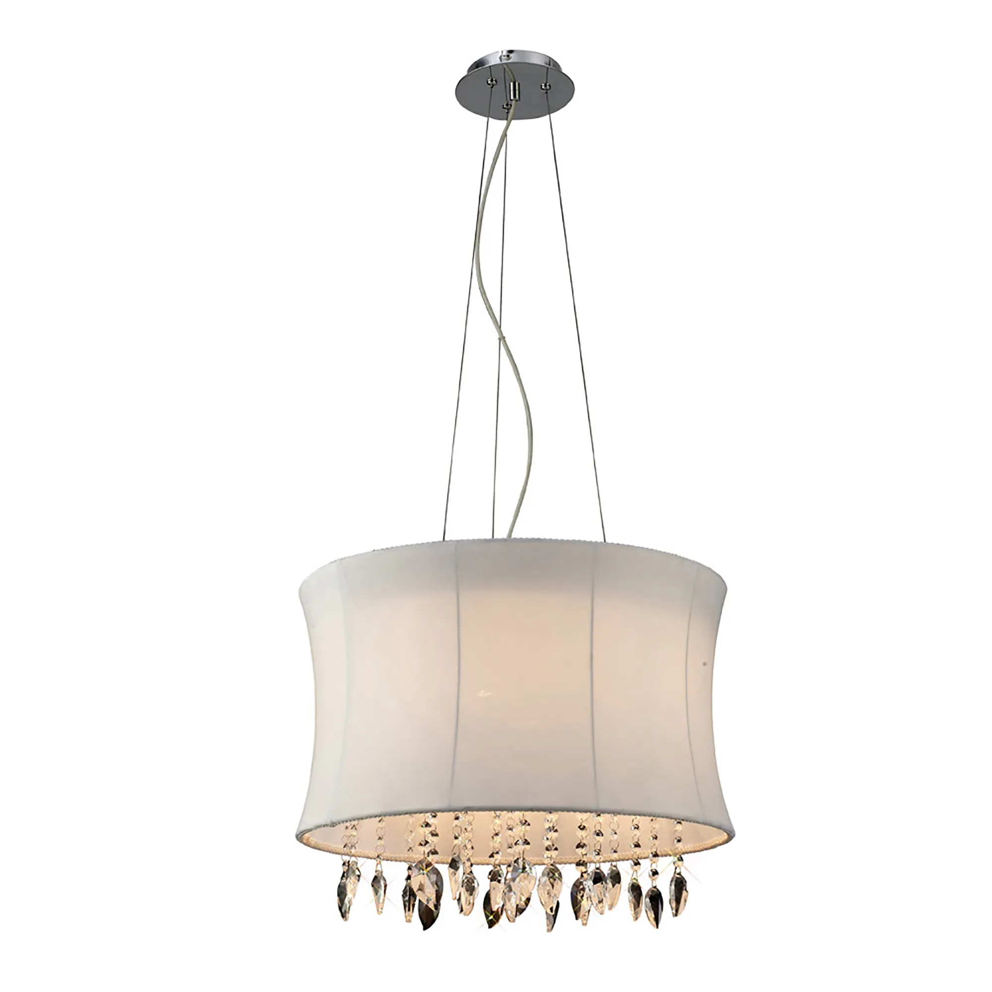 Niki Crystal Ceiling Lights Diyas Shaded Crystal Fittings